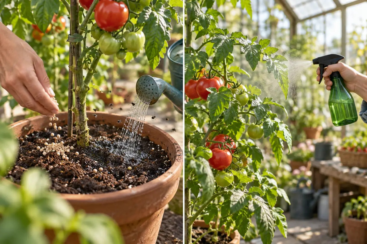 Moucherons sur les tomates : traitez le terreau ou le feuillage, pas les deux