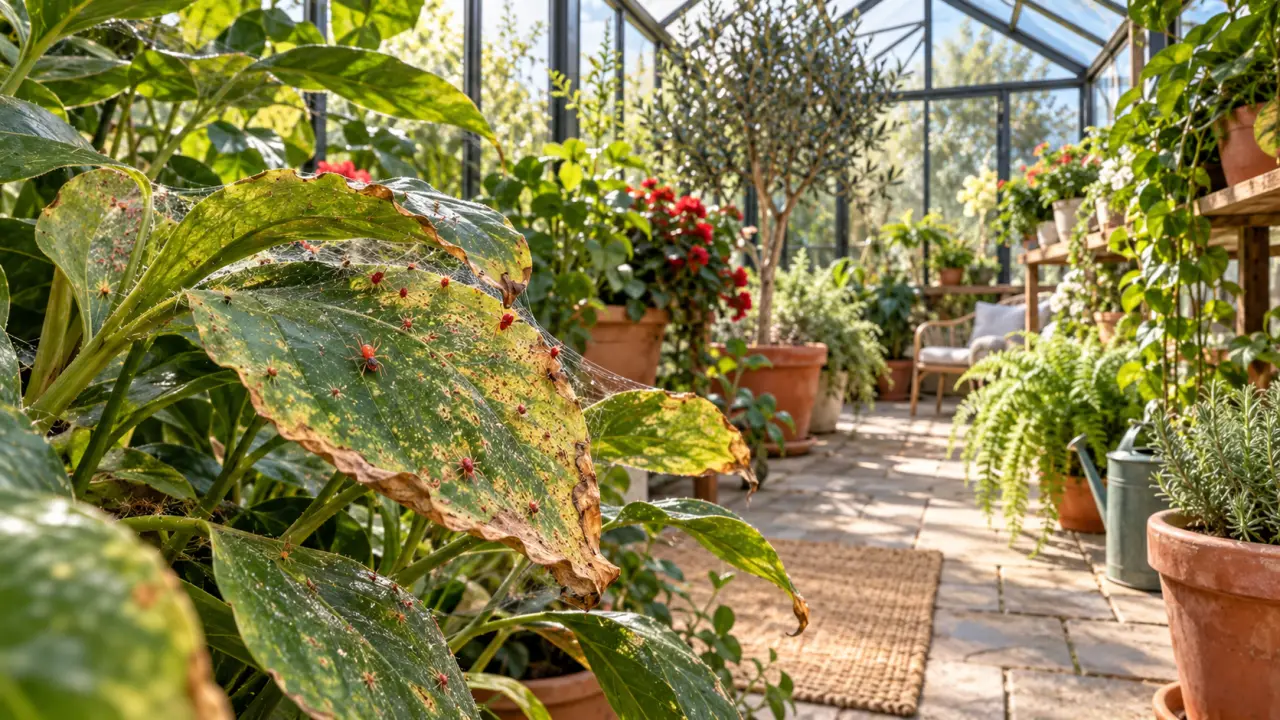Araignées rouges sur les plantes : agir avant que les feuilles se dessèchent