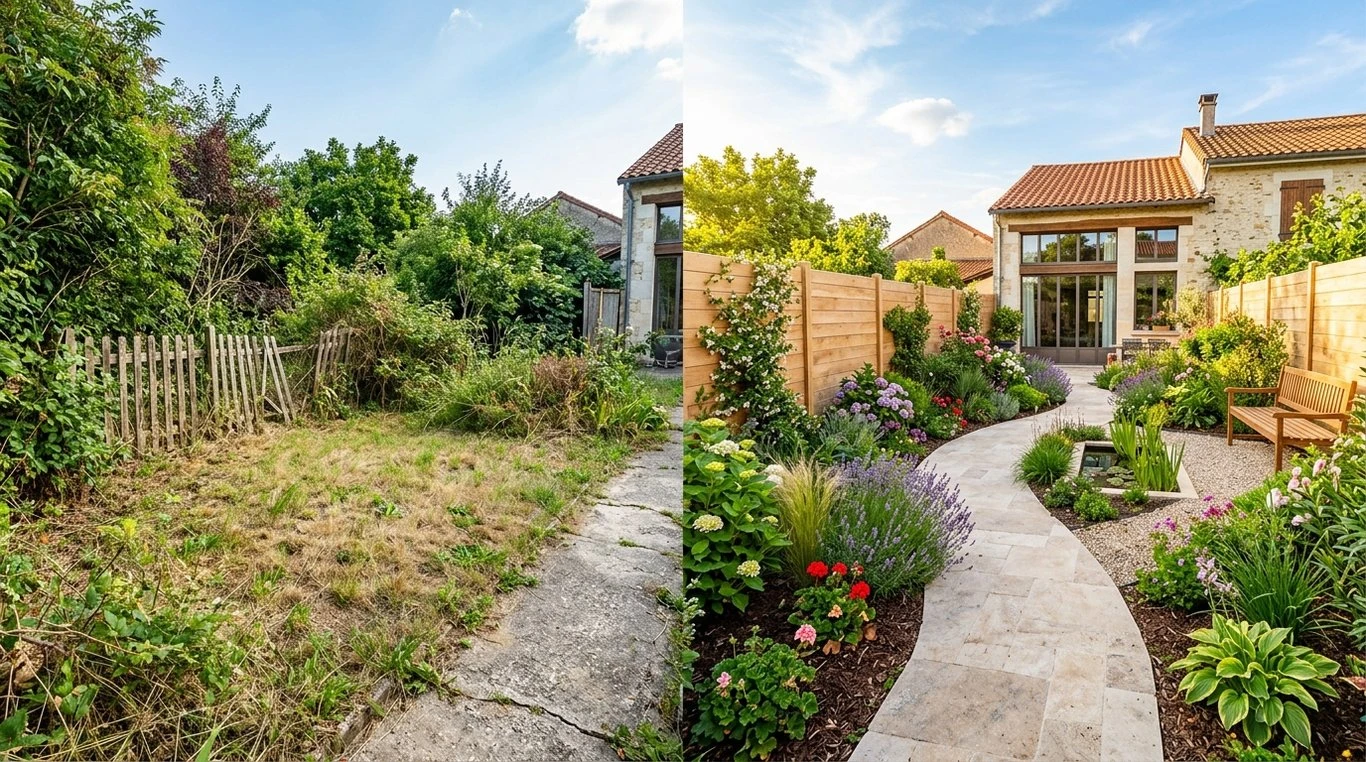 Création de jardin paysager